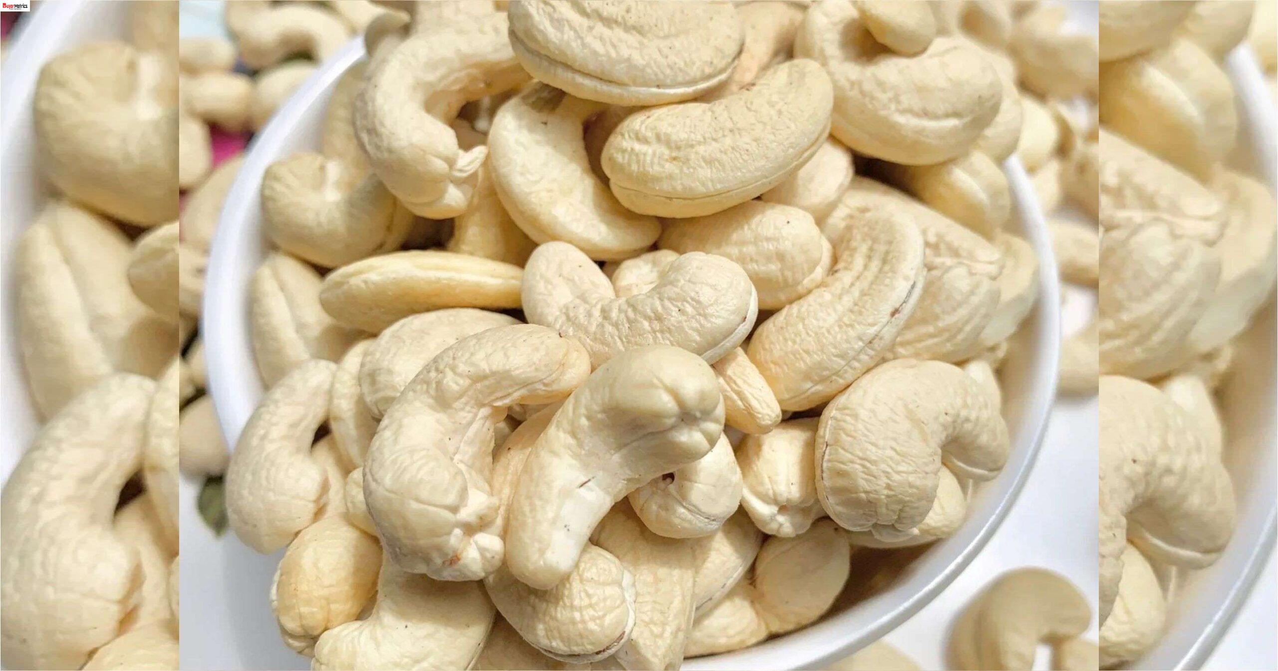 Cashew processing, cashew prices
